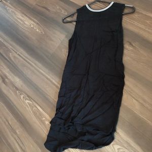 Black high low dress